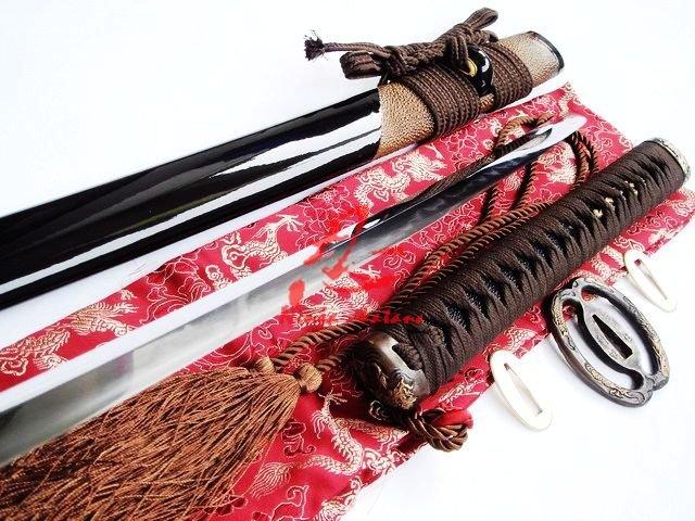 Clay Tempered Sanmai Blade Japanese Musashi Katana Battle Ready Sword Sharpened