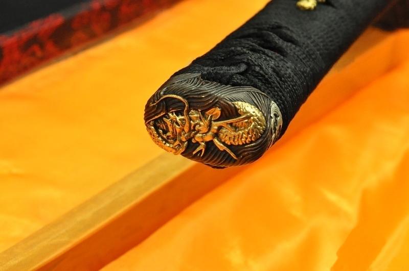 Clay Tempered Full Tang Blade With Hazuya Polish Japanese Samurai Katana Sword