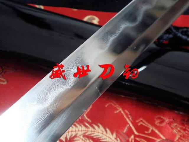 Clay Tempered Folded Steel Blade Japanese High Carbon Steel Musashi Fitings Katana Sword