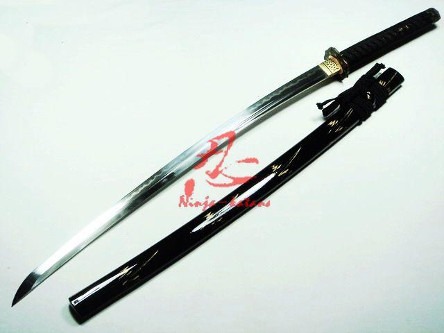 Battle Ready Clay Tempered Japanese Samurai Katana Unokubi-Zukuri Blade Sharpened