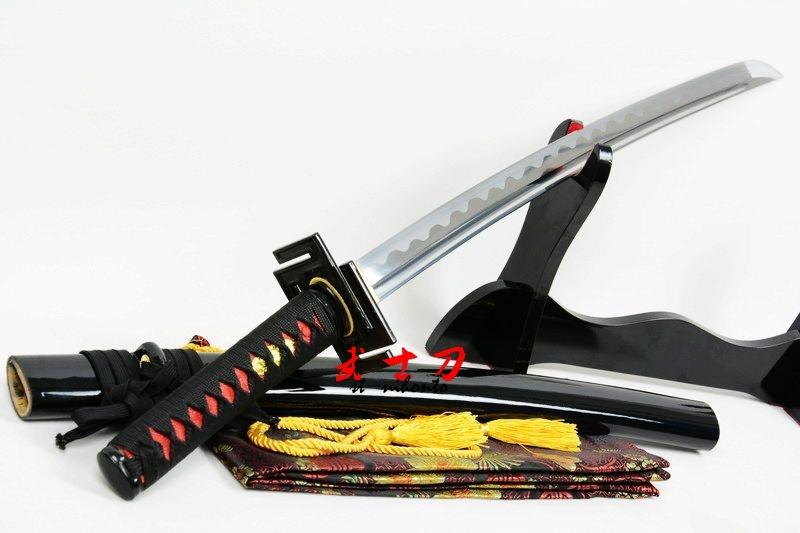 Handmade 1060 Carbon Steel Full Tang Japanese Wakizashi Katana Bleath Inchigo Tansa Full Tang Sword Sharp