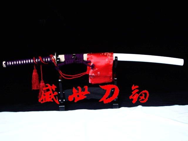 Hand Forged Forged Clay Tempered Kobuse Blade Japanese Katana Dragon Tsuba Hand Polishing Blade