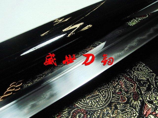 Excellent Japanese Katana Sword Clay Tempered Sanmai Unokubi-Zukuri Blade Sharp