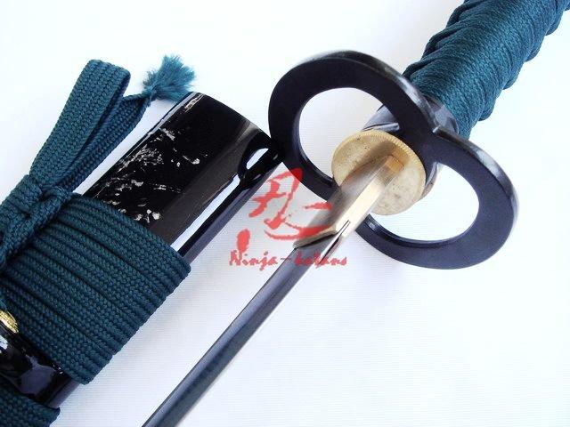 Hand Forged Japanese Musashi Tsuba Katana Sword Unsharp