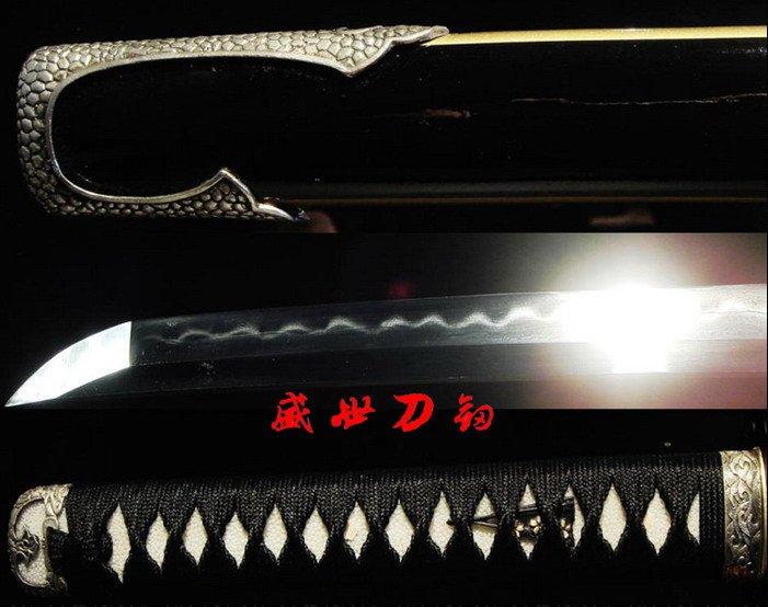 Clay Tempered Sanmai Blade Japanese Samurai Katana Sharpened Full Tang Sword